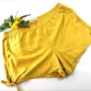 NWOT Madewell side tie shorts